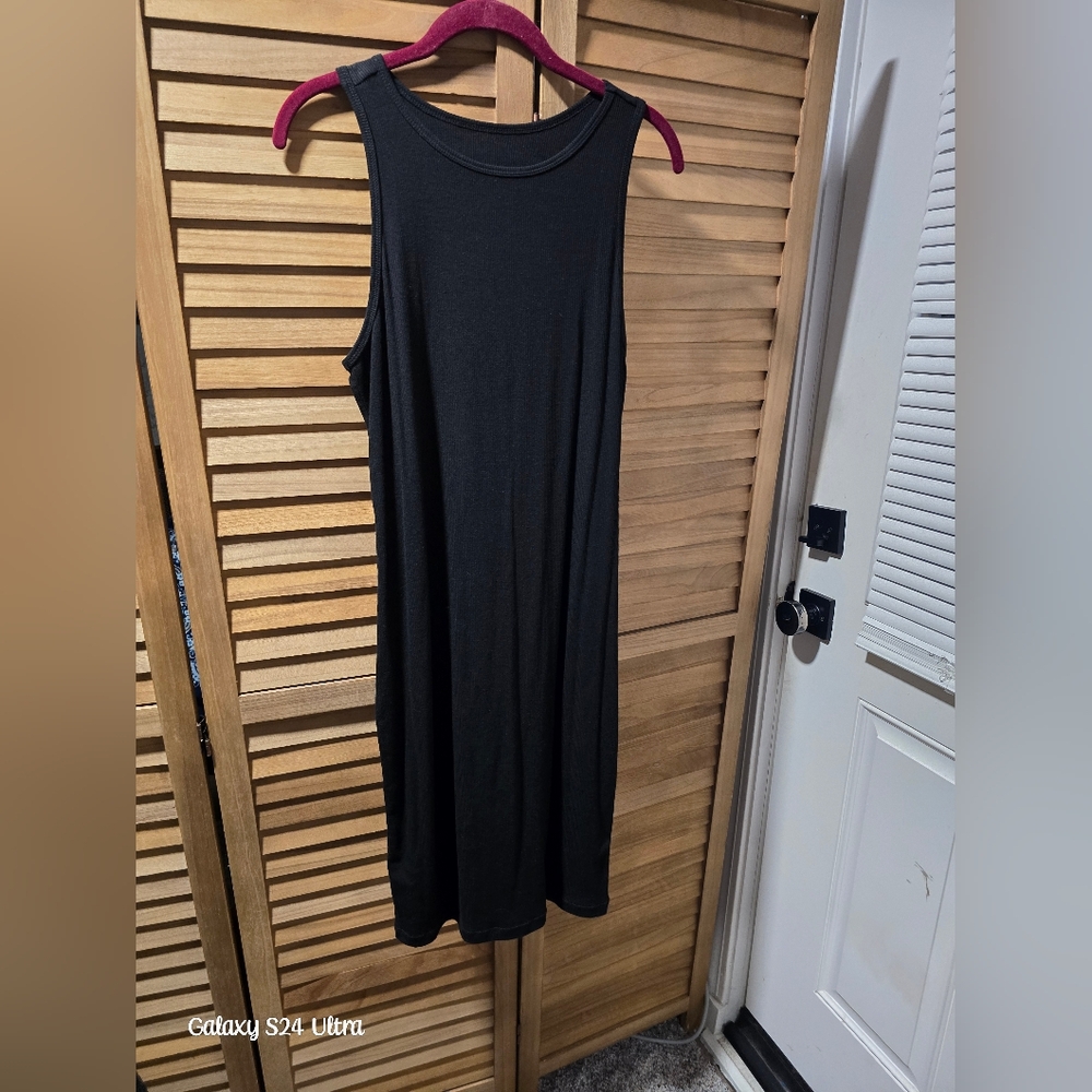 Black dress.